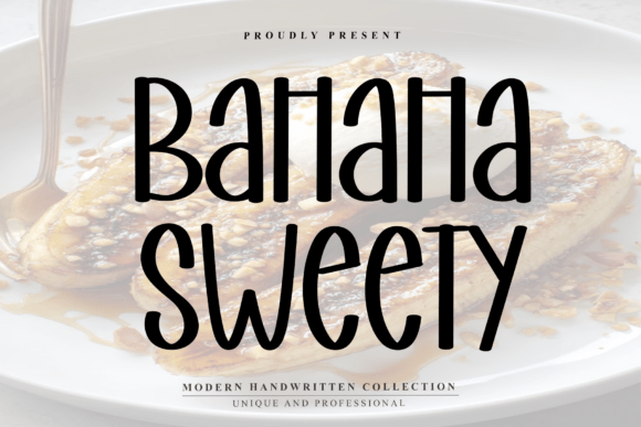 Banana Sweety Font for Creative Campaigns