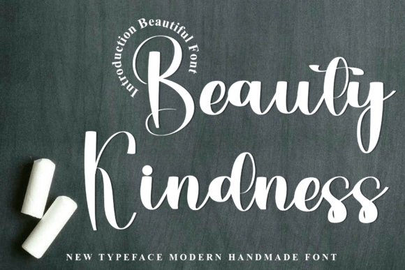 Beauty Kindness Font for Festive Branding