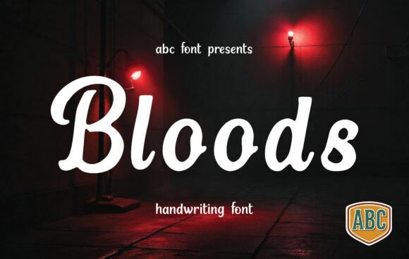 Bloods Font for Creative Branding