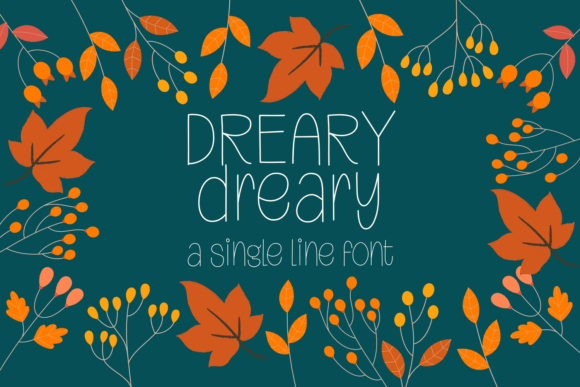 Dreary Font: Whimsical Script for Creative Makers