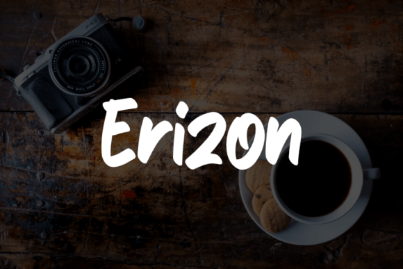 Erizon: A Script Font for Elegant Design