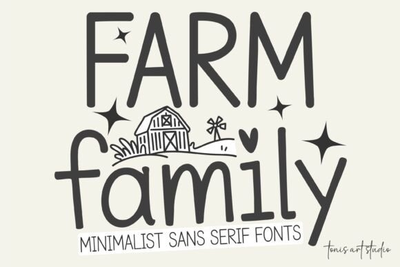 Farm Family Bundle Font