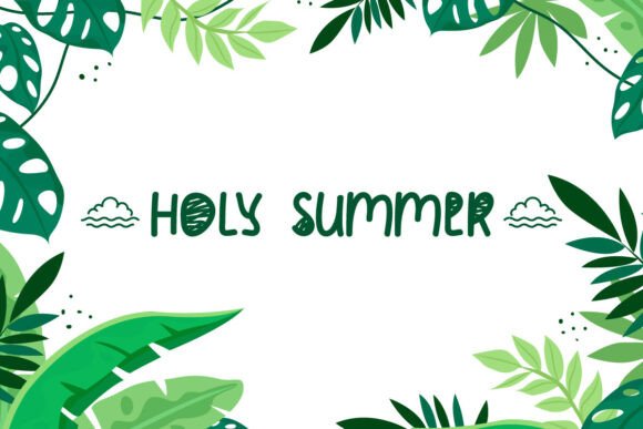 Holy Summer Font Review