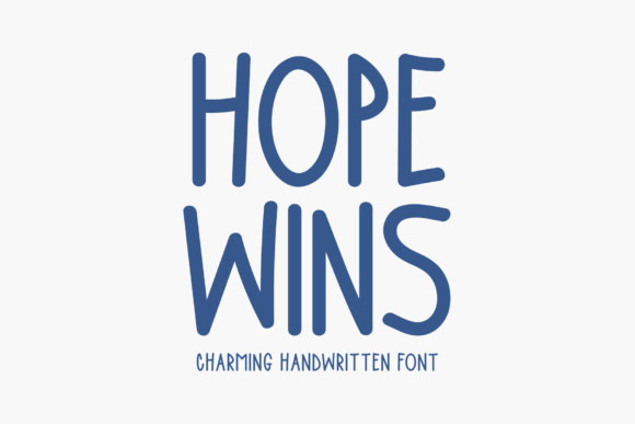 Hope Wins Font for Business Branding