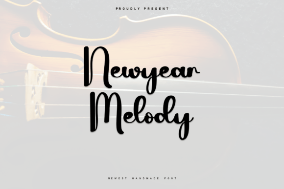 Newyear Melody Font for Web Design
