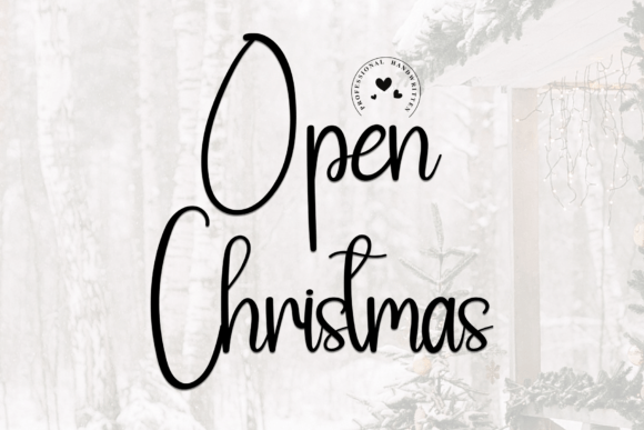 Open Christmas Font Review
