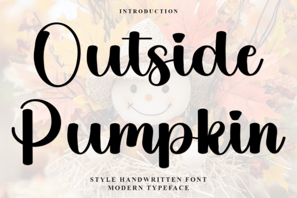 Outside Pumpkin Font Review