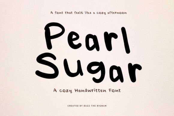 Pearl Sugar Font for Web Design