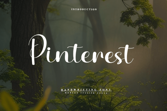 Pinterest Font for Business Branding