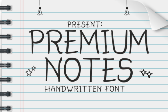 Premium Notes Font for Clear Campaigns