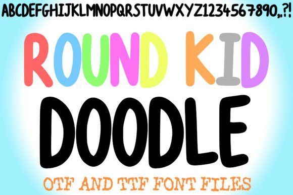 Round Kid Doodle Font
