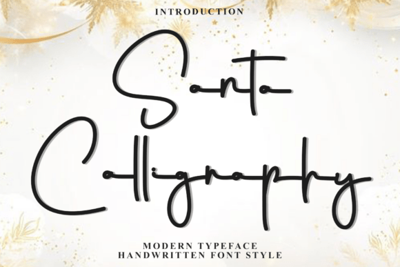 Santa Calligraphy Font