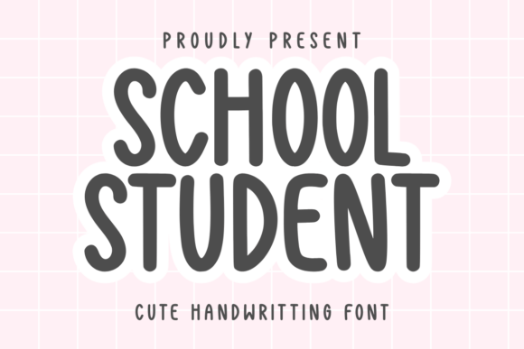 School Student Font for Creative Brands