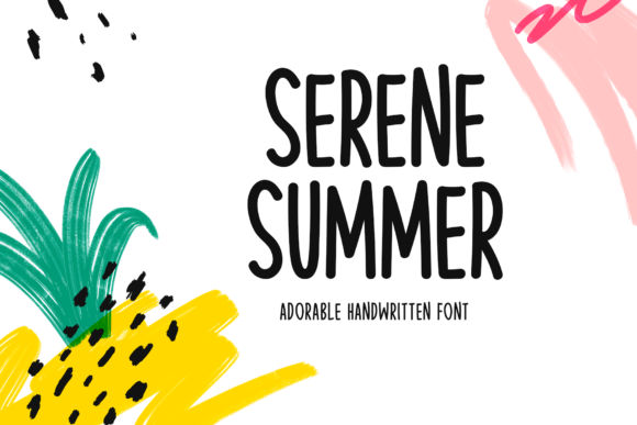Serene Summer Font for Elegant Branding