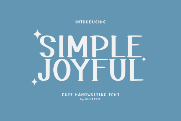 Simple Joyful Font