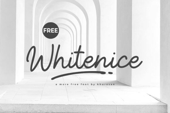 Whitenice Font for Business Branding