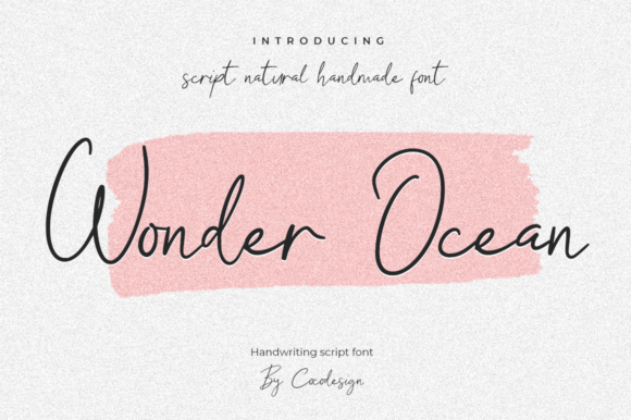 Wonder Ocean Font
