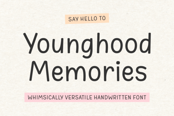 Younghood Memories Font Review